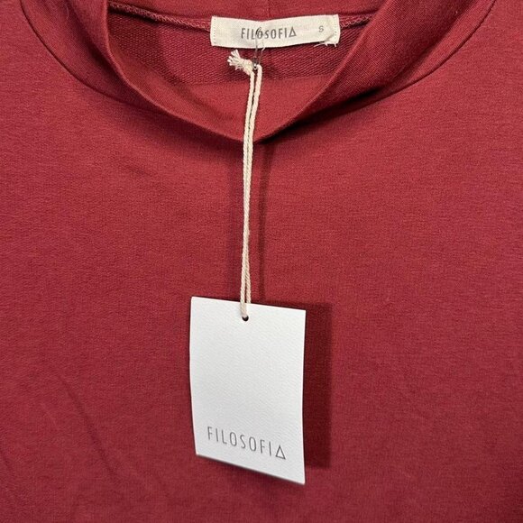 Filosofía LA Jay Mockneck Top in Sienna - Picture 3 of 6